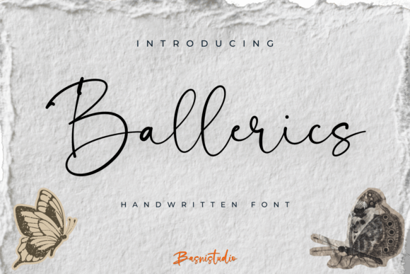 Ballerics: A Delicate Handwritten Font for Elegant Branding