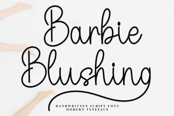 Barbie Blushing: A Graceful Script Font for Editorial Design