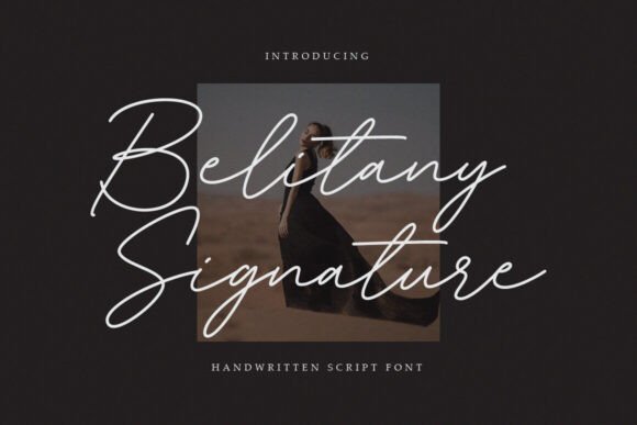 Belitany Signature Font for Branding