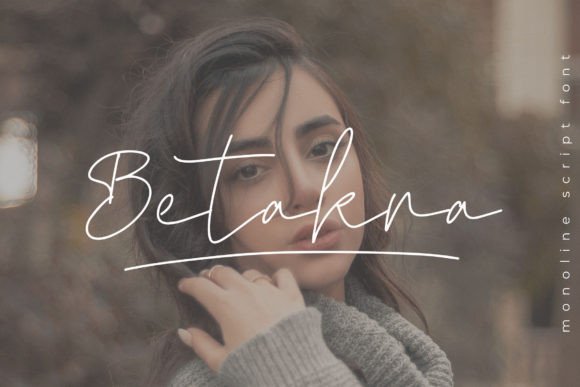 Betakra: A Modern Script Font for Clear Campaigns