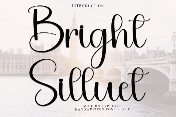 Bright Silluet: An Elegant Script Font for Editorial Design