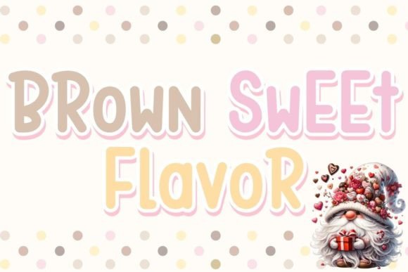 Brown Sweet Flavor: A Charming Script Font