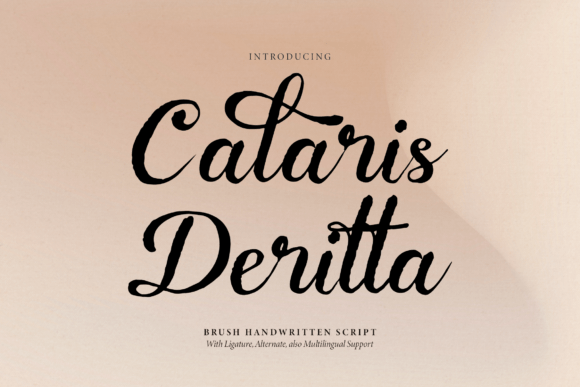 Calaris Deritta: A Handwritten Font for Branding