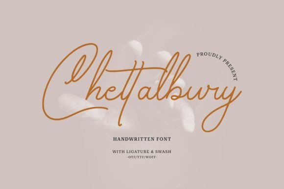 Chettalbury: A Script Font for Modern Web Design