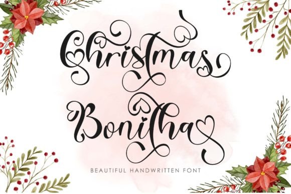 Christmas Bonitha: A Handwritten Font for Web Design