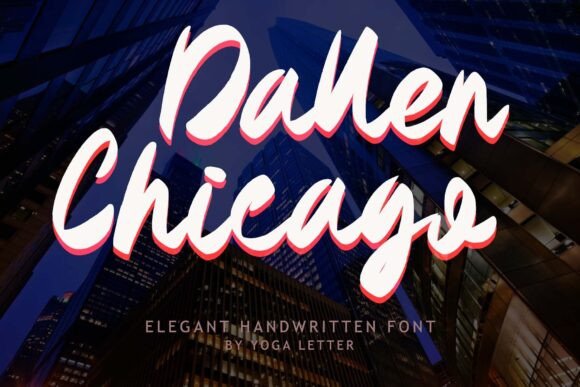 Dallen Chicago: The Handwritten Font for Modern Brands