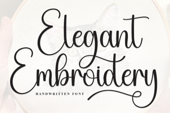 Elegant Embroidery Font Review for Campaigns