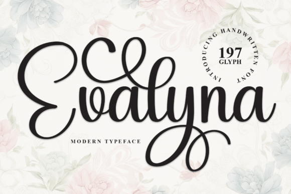 Evalyna: A Handwritten Font for Elegant Branding