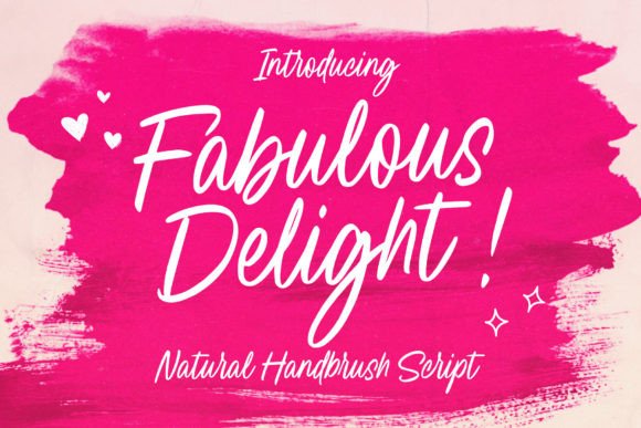 Fabulous Delight Font: A Script for Editorial Charm