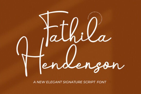 Fathila Henderson: A Timeless Script Font for Editorial Design