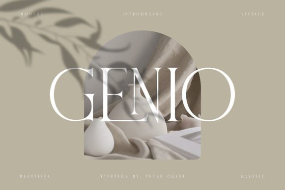 Genio: A Serif Font That Elevates Brand Identity