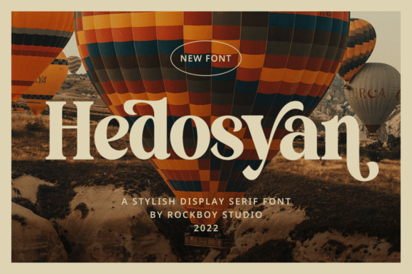 Hedosyan: A Serif Font for Elegant Branding