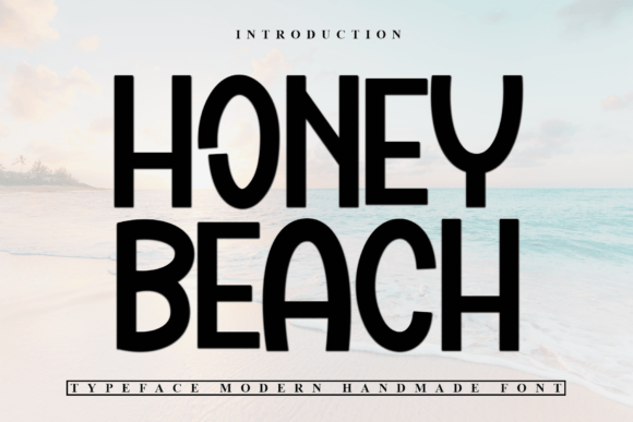 Honey Beach Font for Editorial Design
