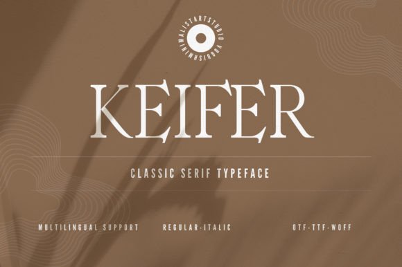 Keifer: A Serif Typeface for Modern Web Design