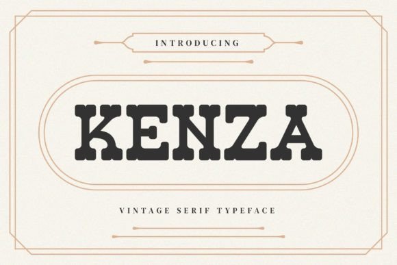 Kenza: A Serif Font for Professional Branding
