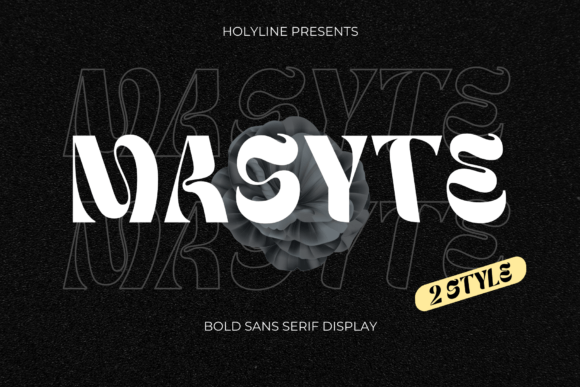 Masyte: A Luxurious Sans Serif Font for Crafters