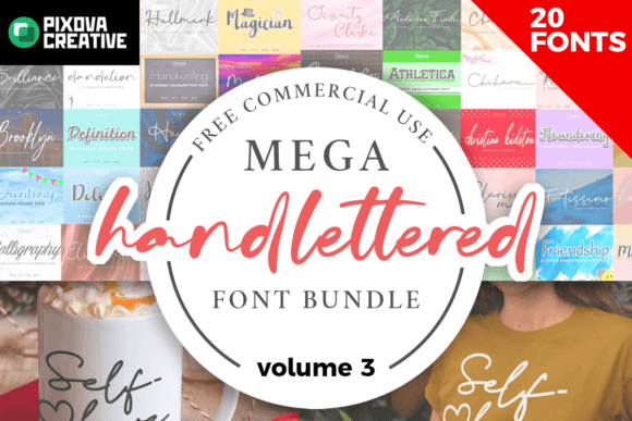 Mega Handlettered Vol. 3 Font Review