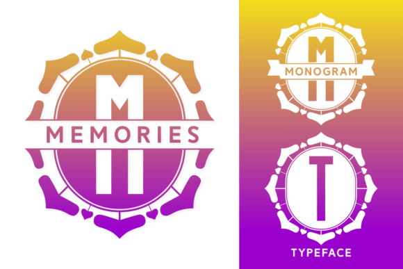 Memories Monogram: A Typeface for Elegant Editorial Design