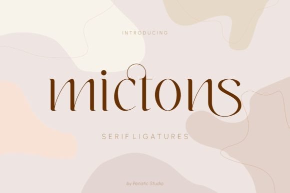 Mictons: A Serif Font for Clean Campaign Design