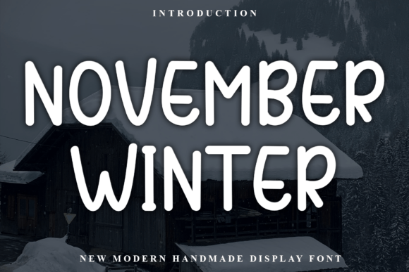 November Winter: A Handwritten Font for Branding