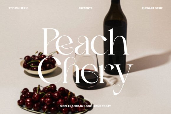 Peach Chery: A Serif Font for Elegant Branding
