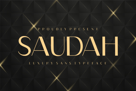 Saudah: The Elegant Sans Serif Font for Crafters