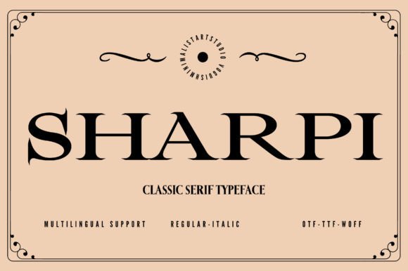 Sharpi: A Serif Font That Elevates Your Brand