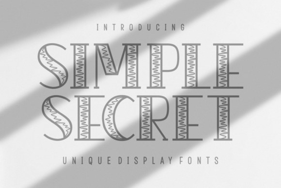 Simple Secret: A Typeface for Polished Brands