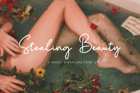 Stealing Beauty Font Review for Branding