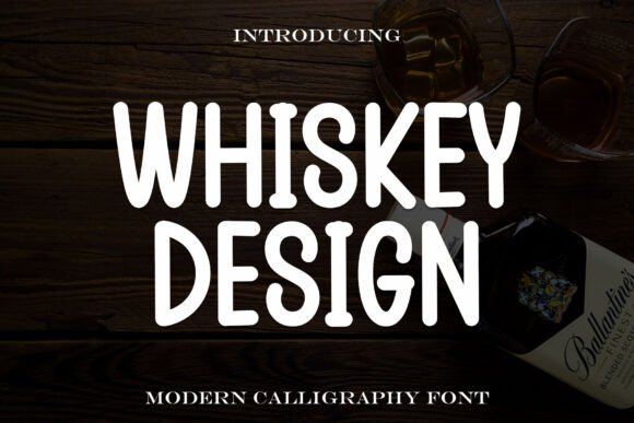 Whiskey Design: A Handwritten Font for Crafters